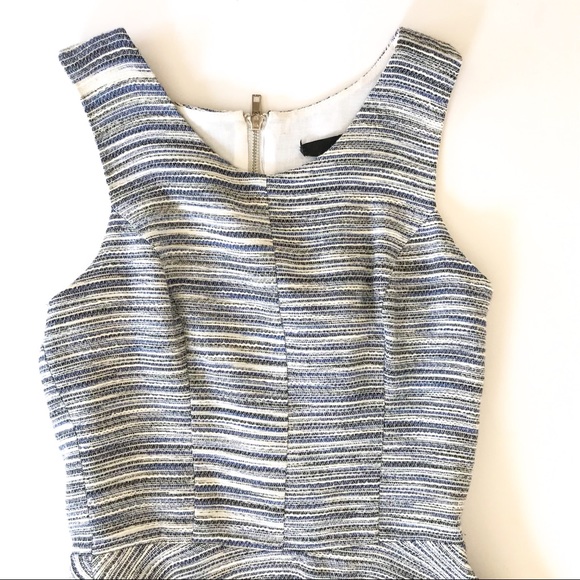 AQUA Fit & Flare Tweed Cutout Dress - Picture 4 of 6